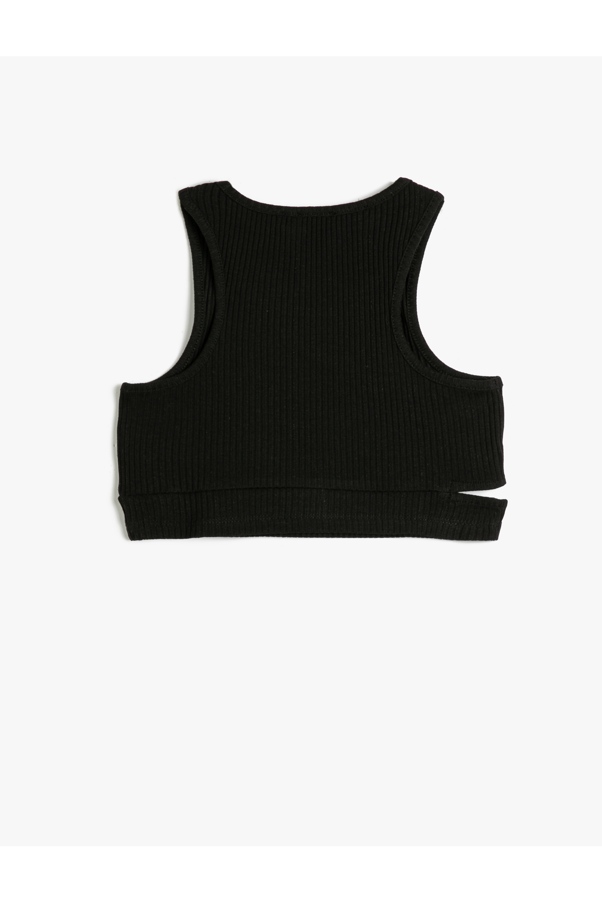 Koton Crop Top Sleeveless Cotton with Window Detail