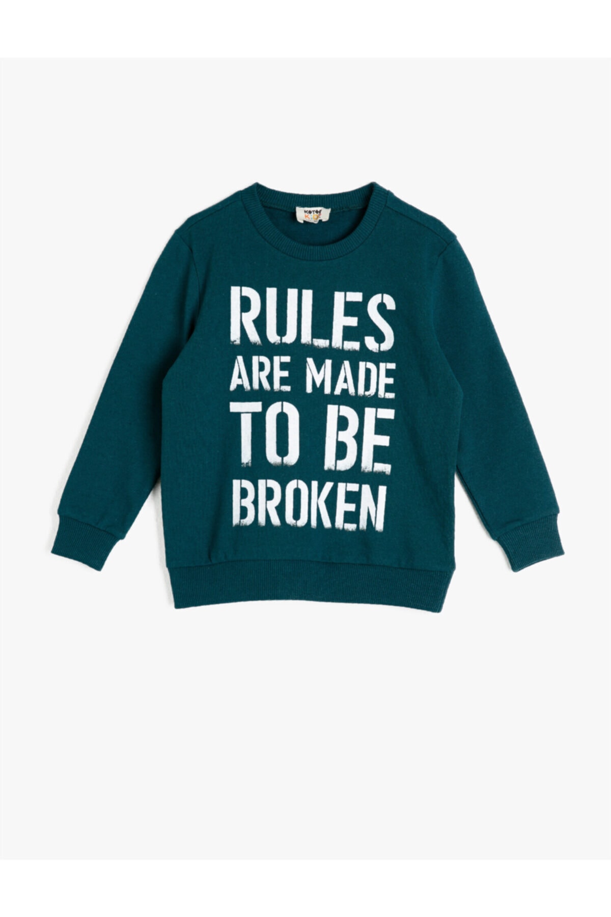 Koton Baby-Jungen Sweatshirt Langarm - Graues Sweatshirt 12-18 Monate