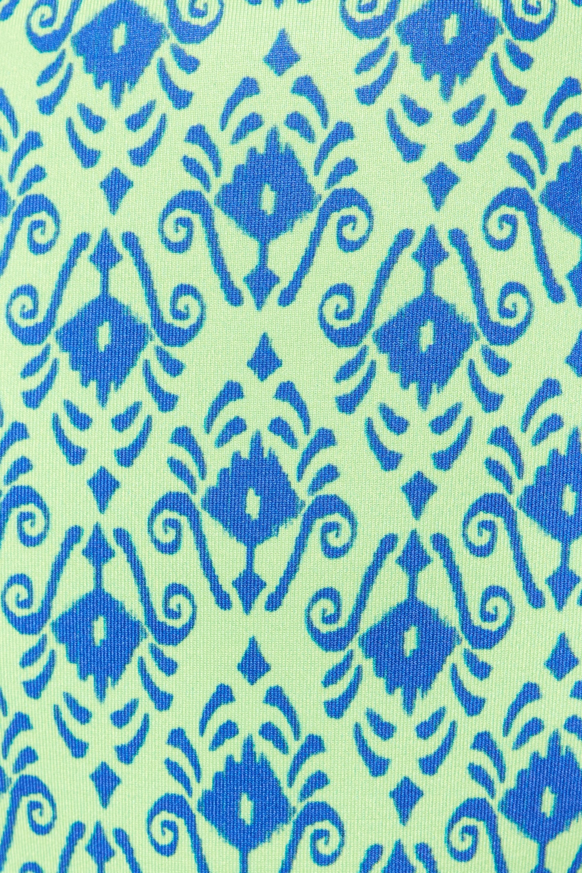 Trendyol Ethnic Patterned High Talie Normal Leg Bikini Bottom