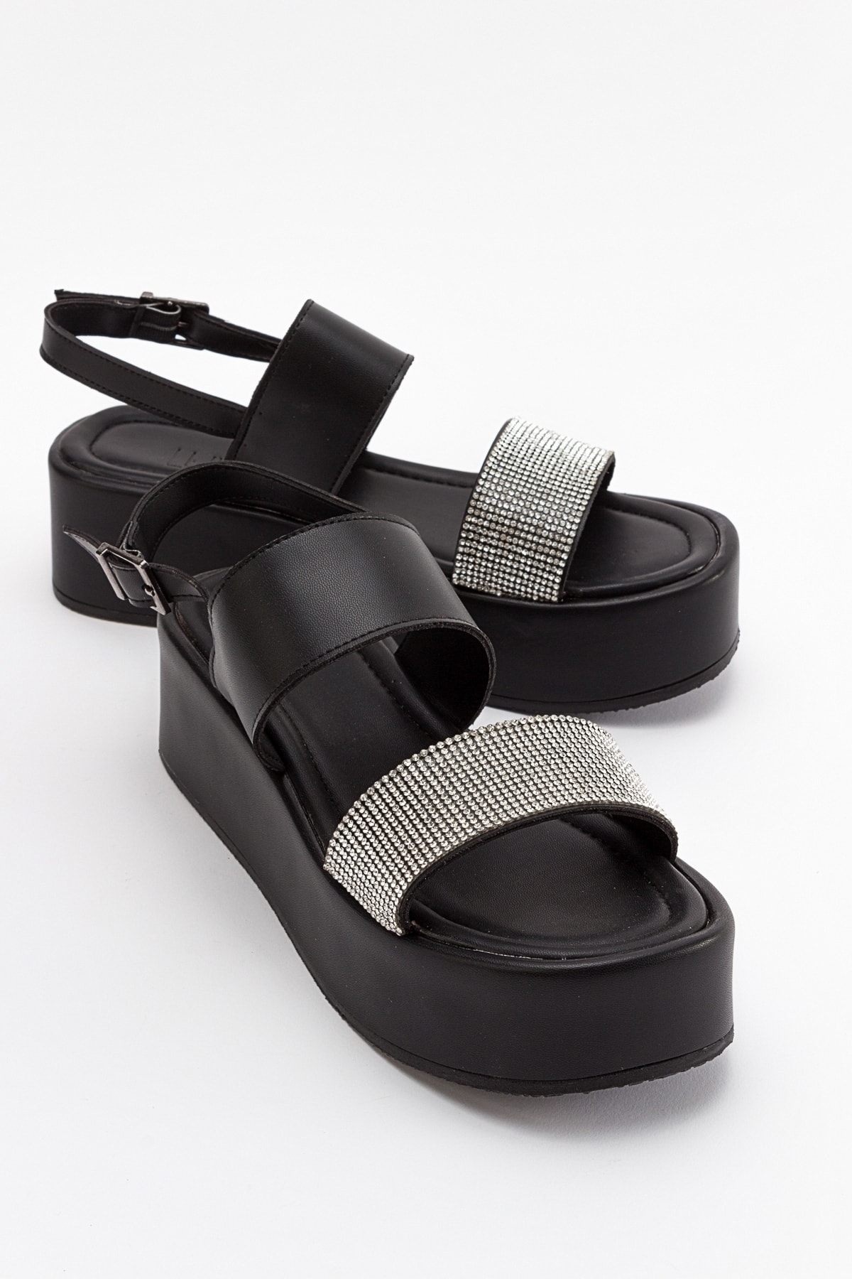 Levně LuviShoes Pantos Women's Black Sandals