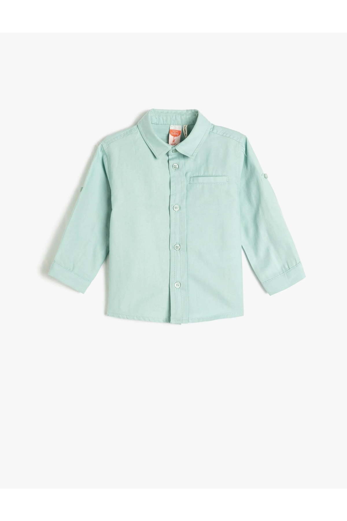 Koton 3smb60057tw Boys Shirt Green