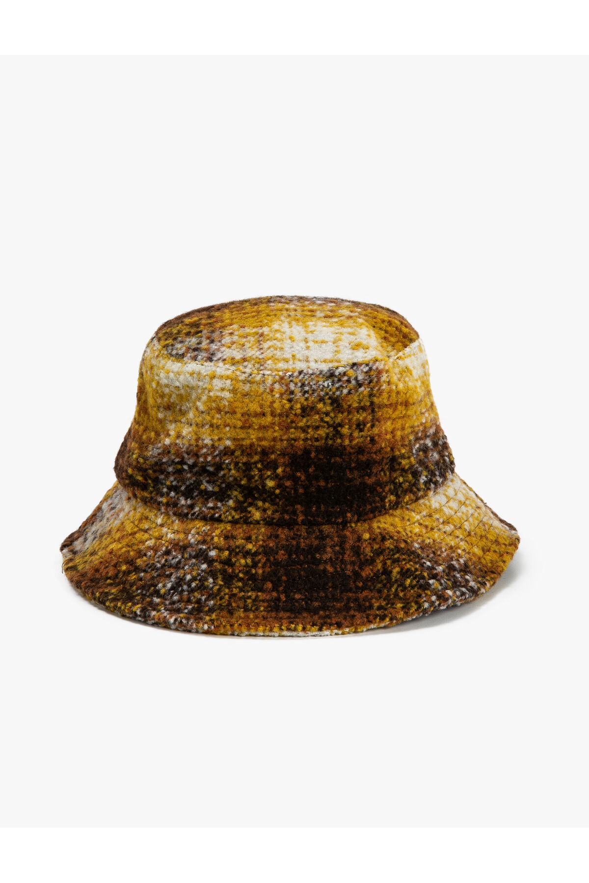 Levně Koton Bucket Hat Soft Textured Multi Color Wool Blended
