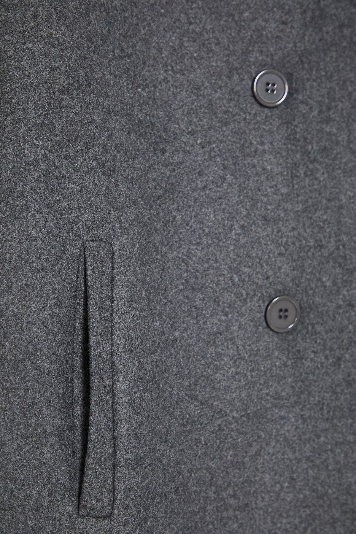 Trendyol Anthracite Men's Regular Fit Winter Cashmere Plus Size