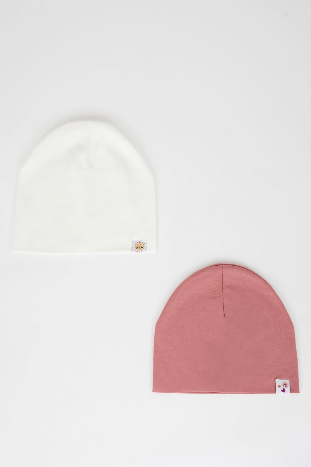 DEFACTO Newborn 2-pack Cotton Hats