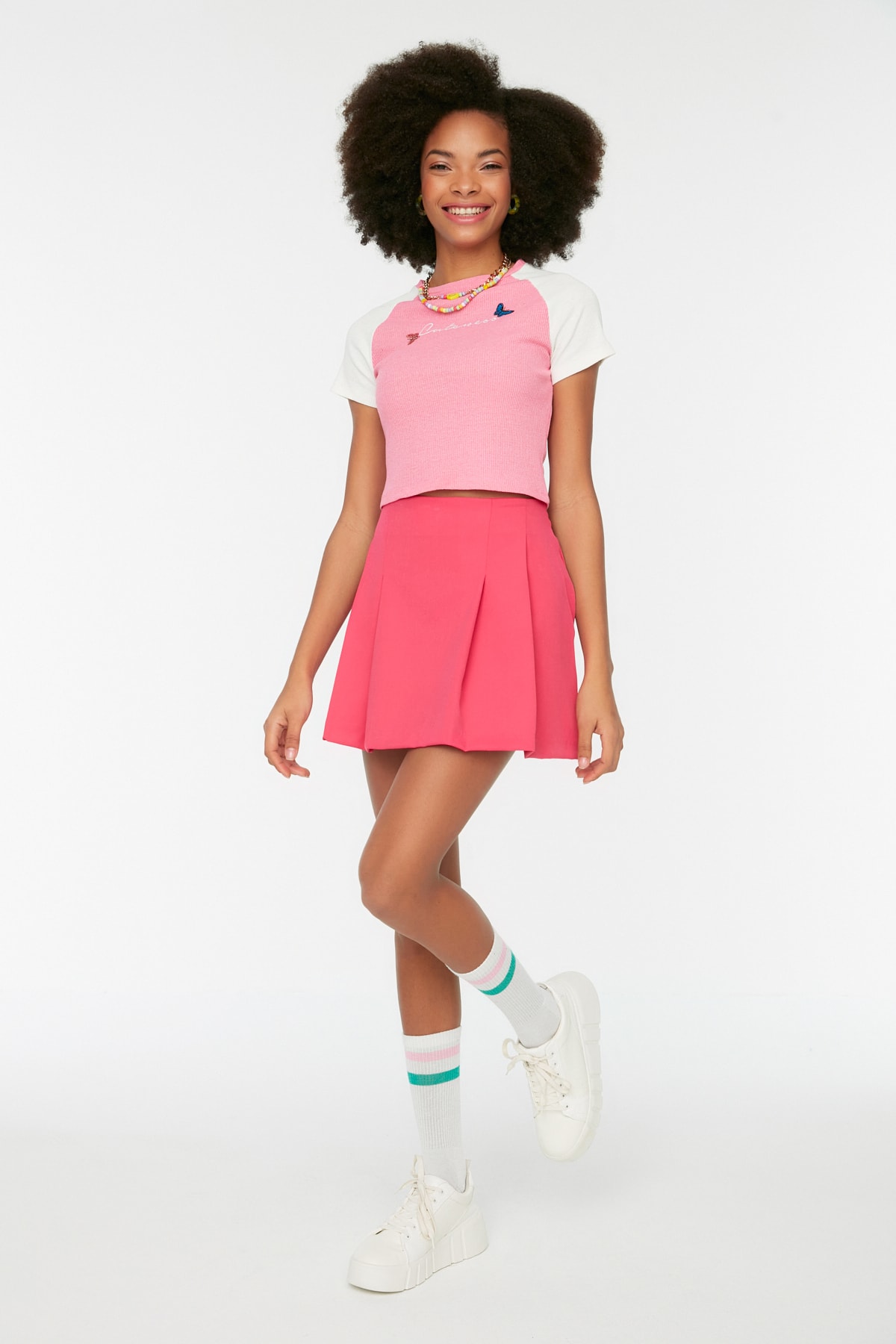 Trendyol Skirt - Pink - Mini