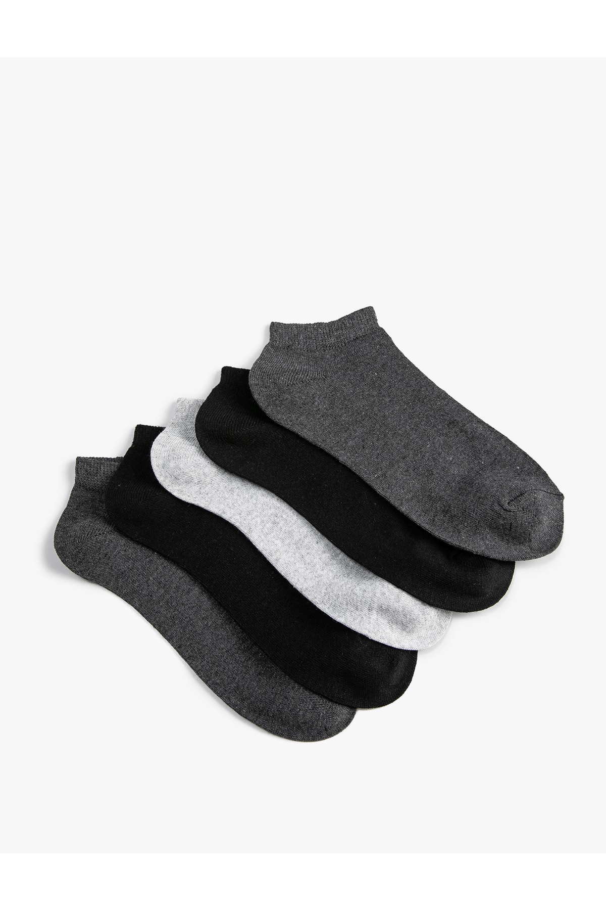 Koton Basic Set of 5 Booties and Socks, Multicolored