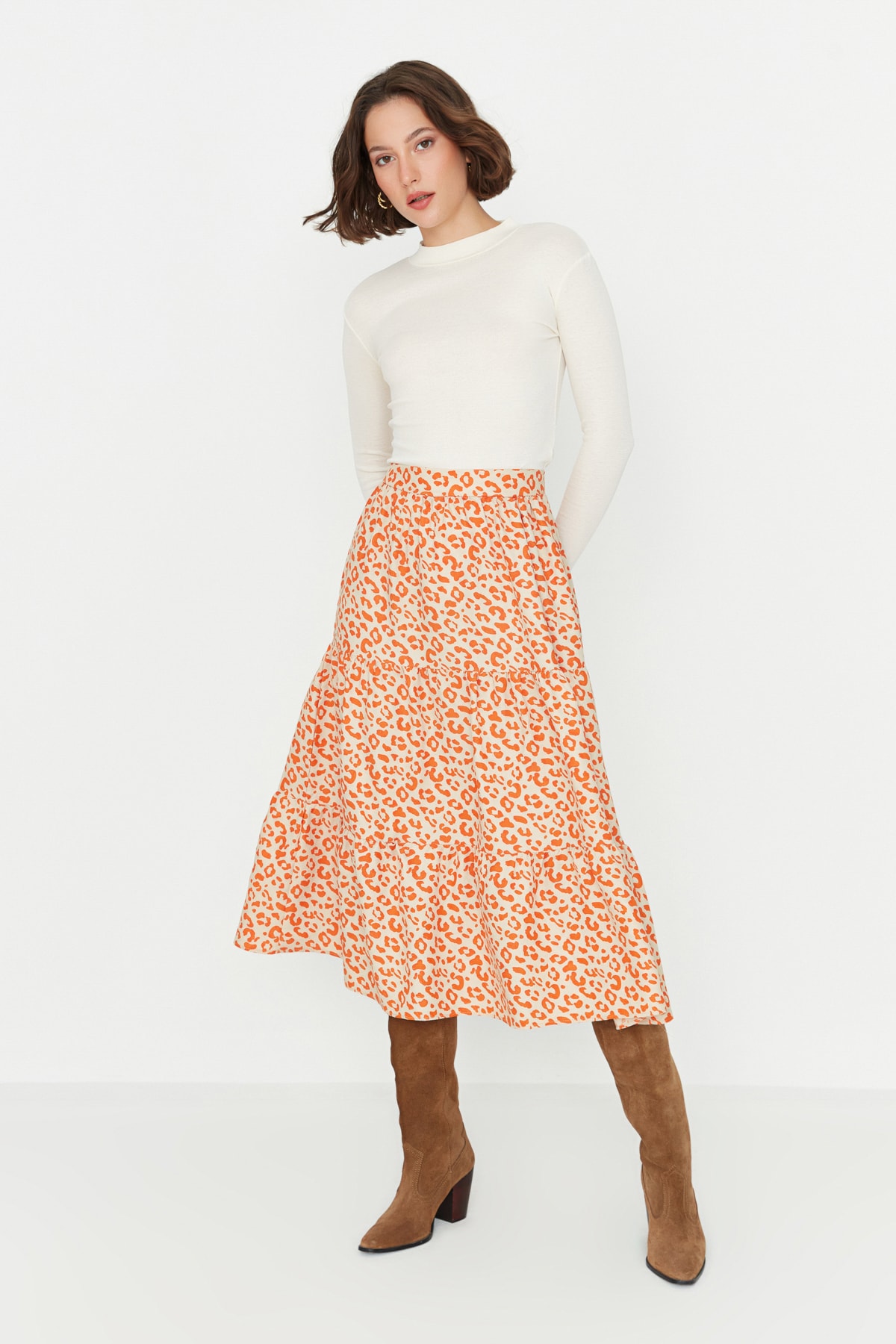 Women's skirt Trendyol Patterned