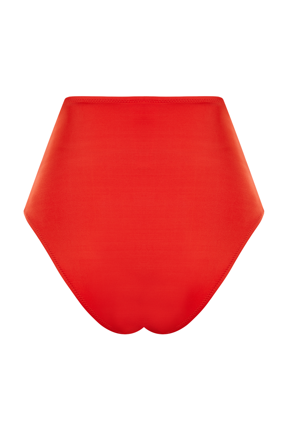 Trendyol Red High Waist Hipster Core Bikini Bottom