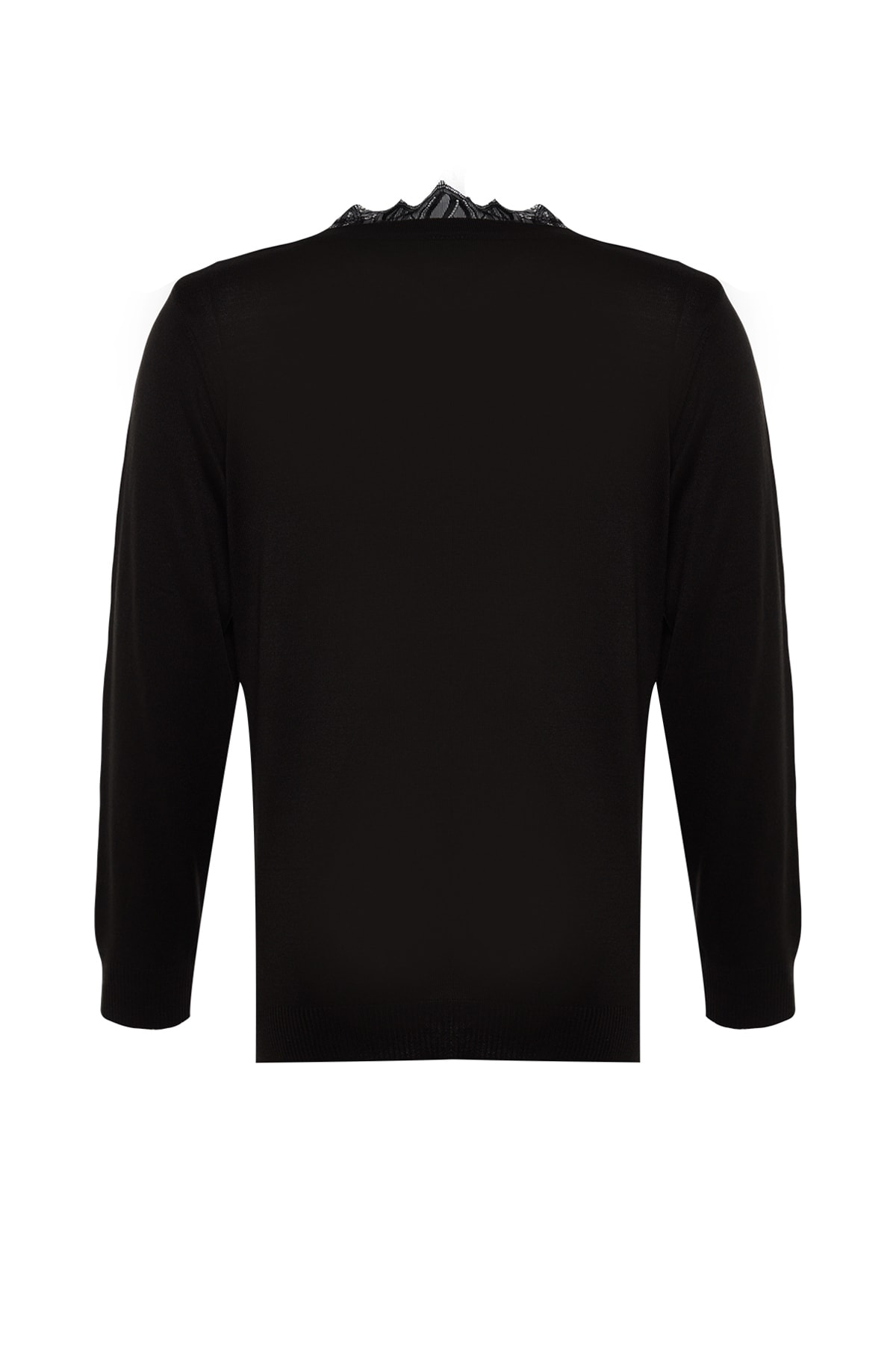 Trendyol Black Dantela Detaliat Tricotaje Pulover