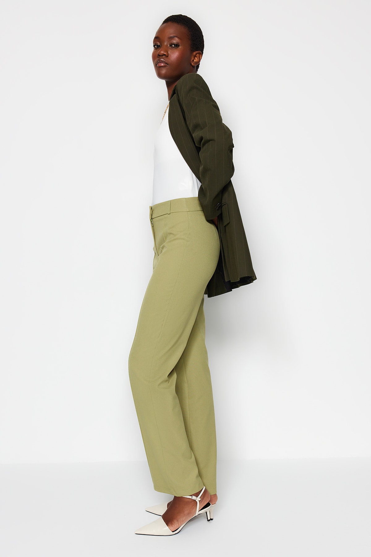 Pantaloni dama Trendyol Stitched