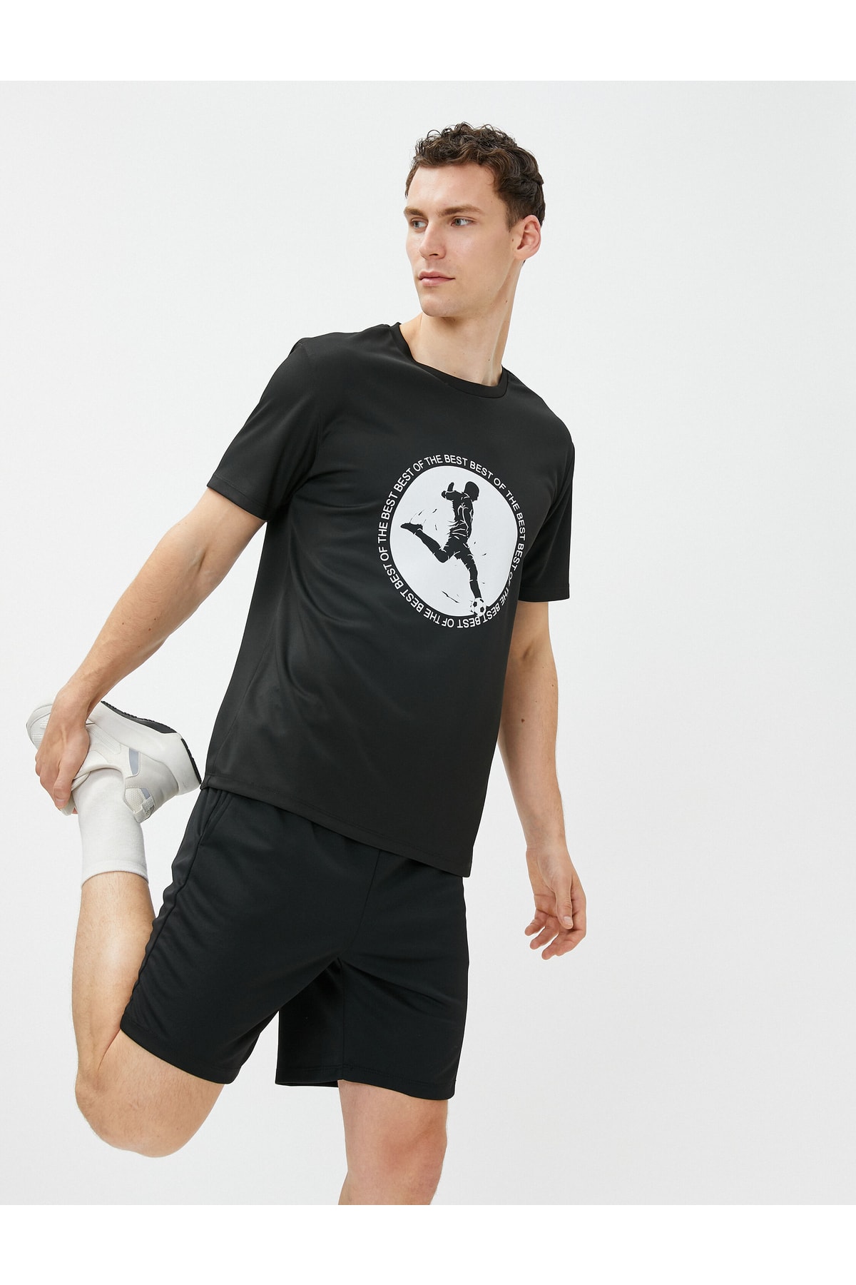 Koton Sports T-Shirt Printed Football Theme Crew Neck Short Sleeve