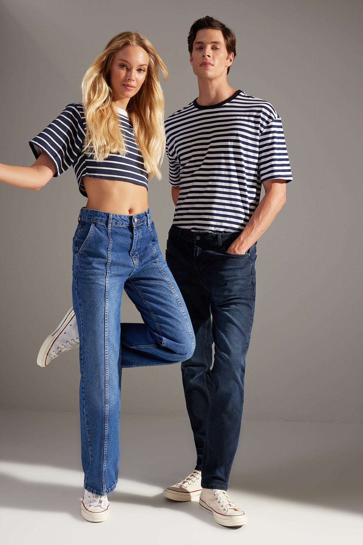 Trendyol Jeans - Blue - Wide leg