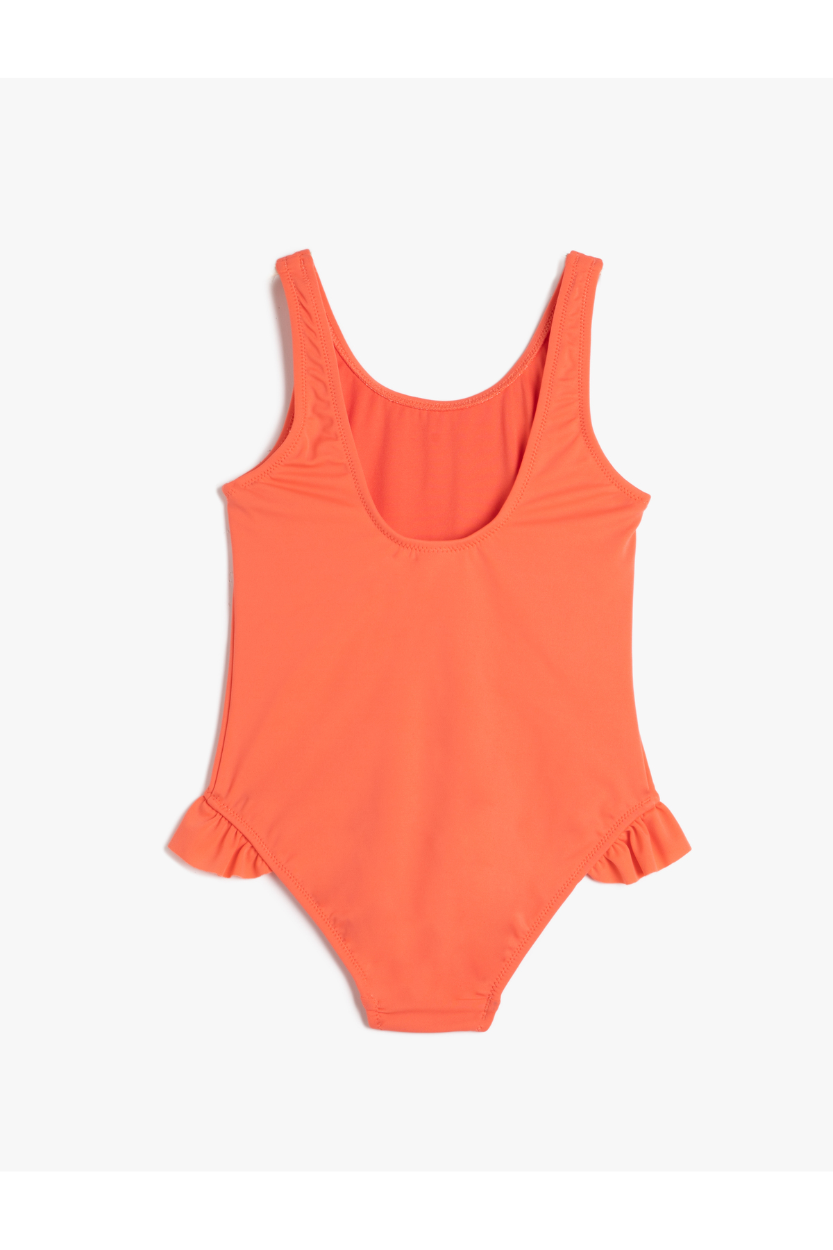 Koton Swimsuit with Straps, Frill Detailed Printed