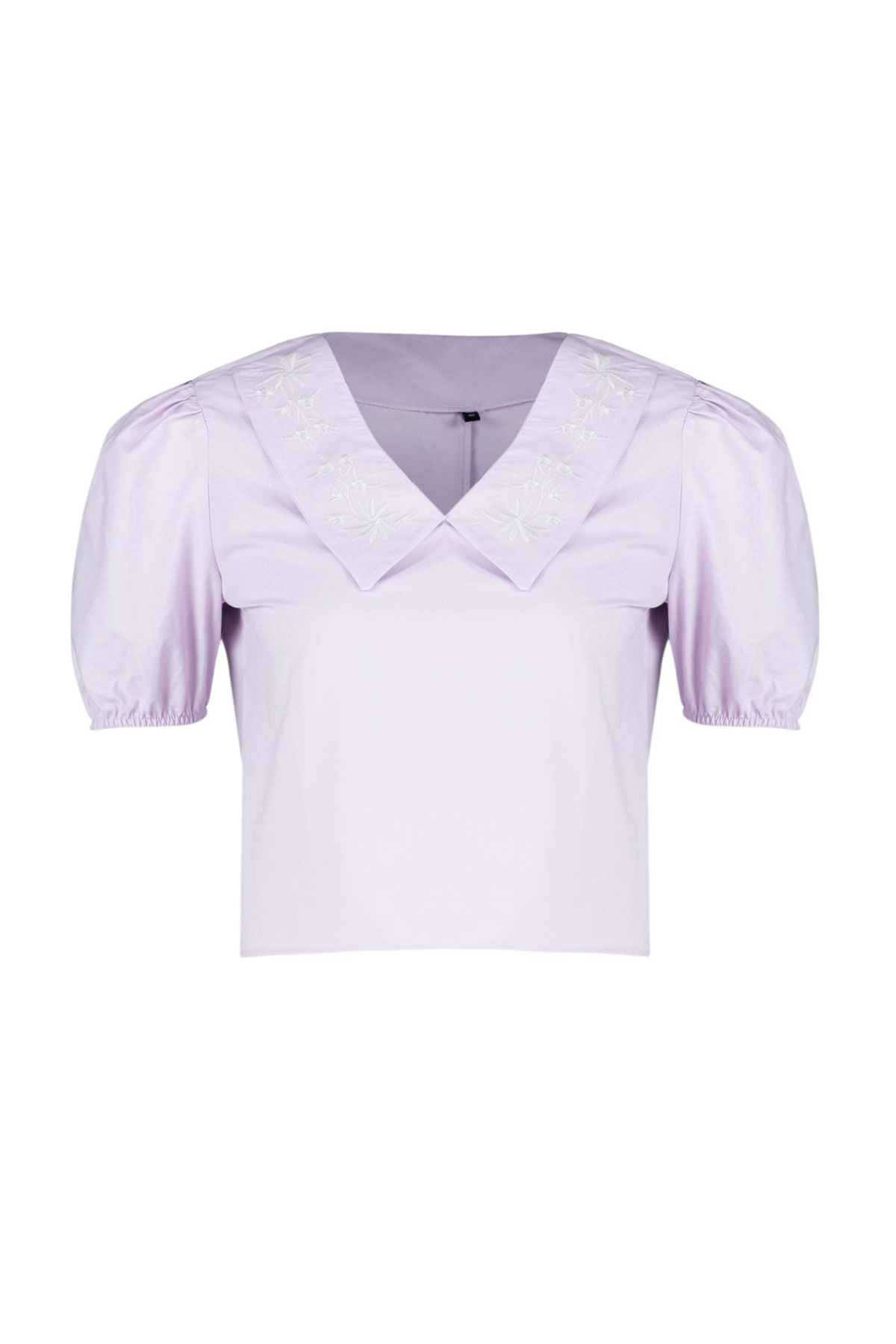 Trendyol Lilac Collar Detailed Woven Blouse