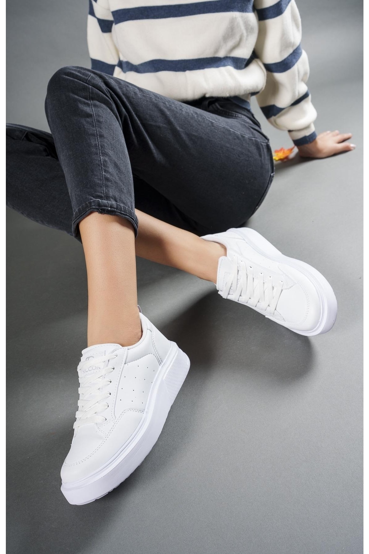 Riccon Women's Sneakers 0012148 White