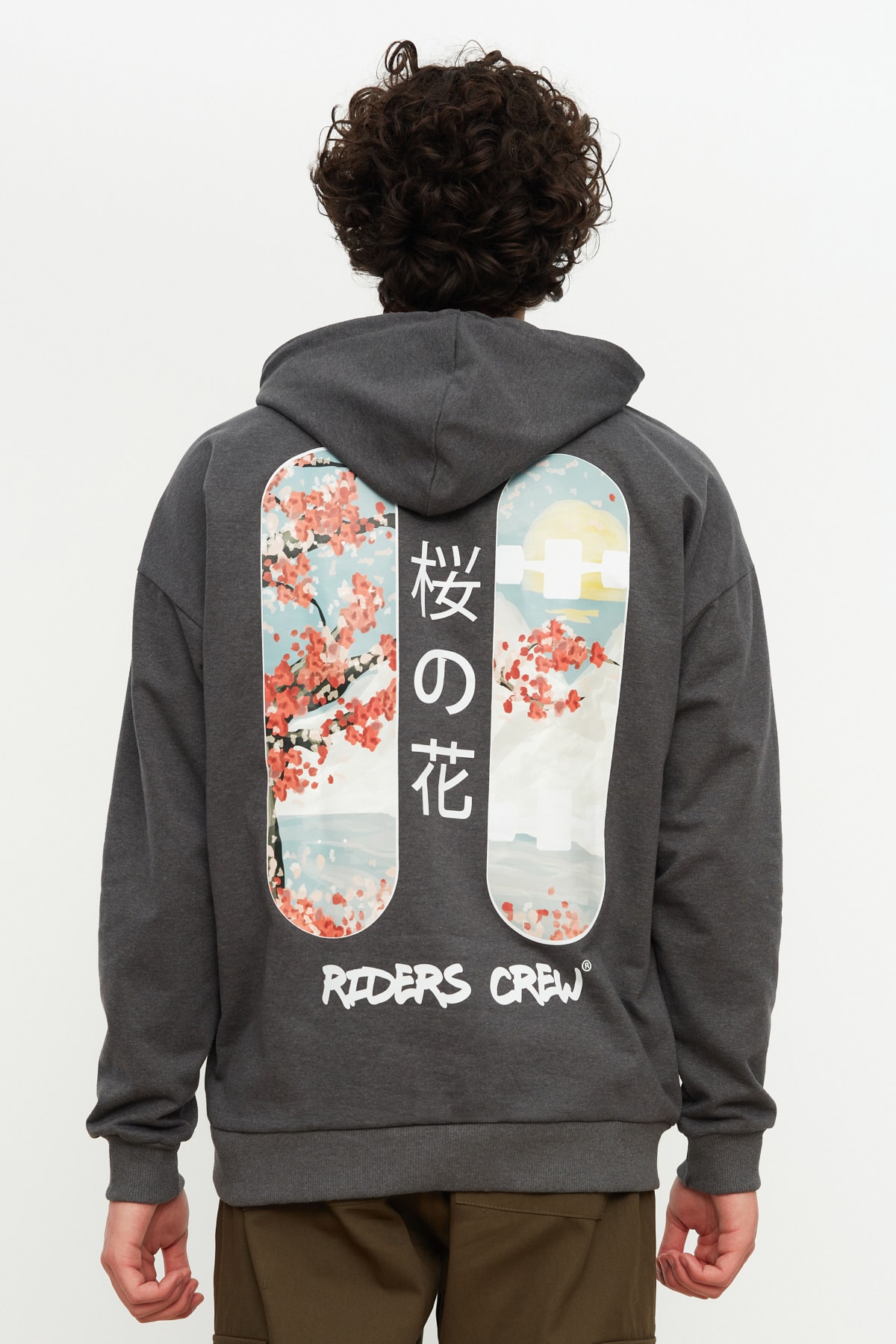 Trendyol Sweatshirt - Gray - Oversize