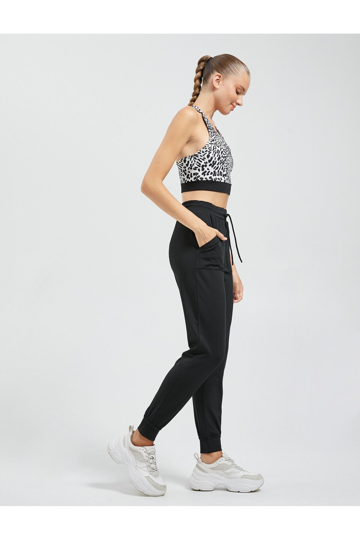 Koton Jogger Sweatpants With Pockets, Tie Waist