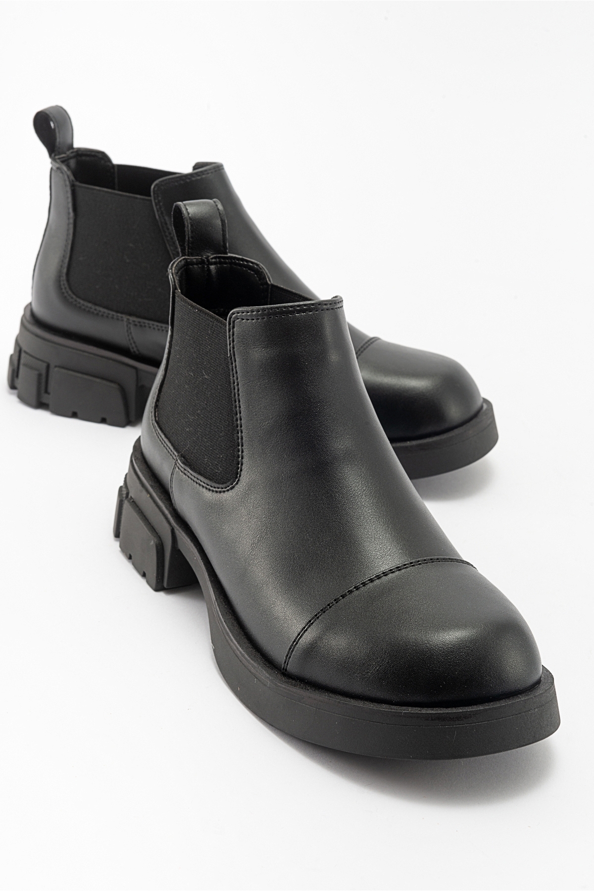 Levně LuviShoes CAFUNE Black Skin Women's Boots