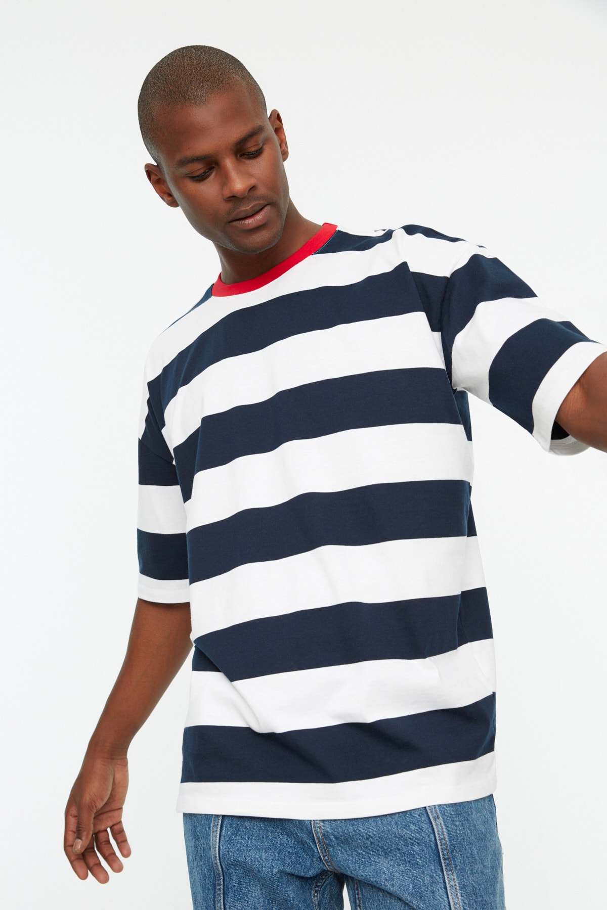 Ανδρικό t-shirt Trendyol Striped