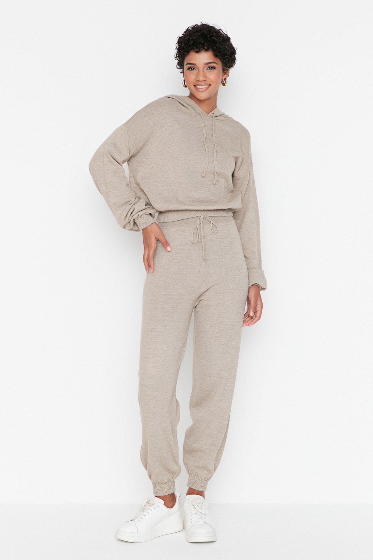 Trendyol Two-Piece Set - Beige - Regular fit