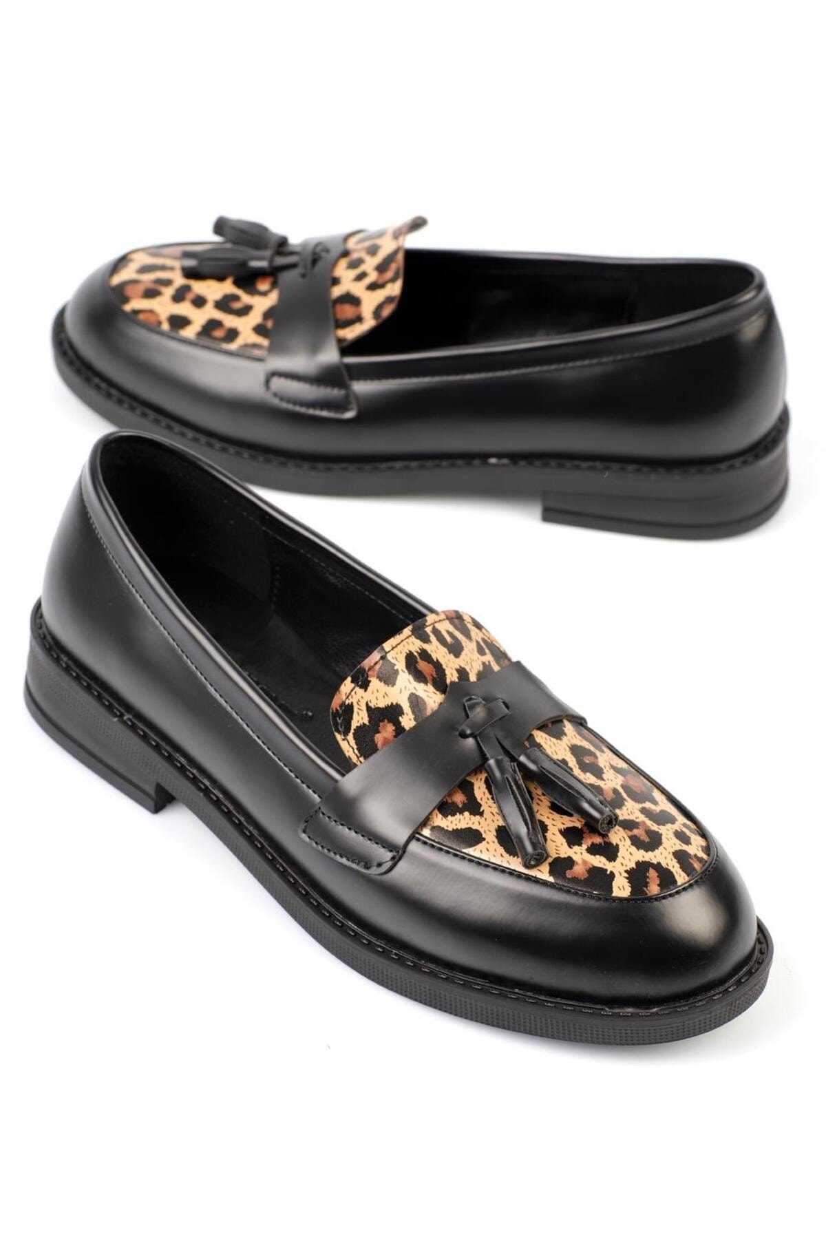 Levně Capone Outfitters Capone Women's Round Toe, Tasseled Loafers