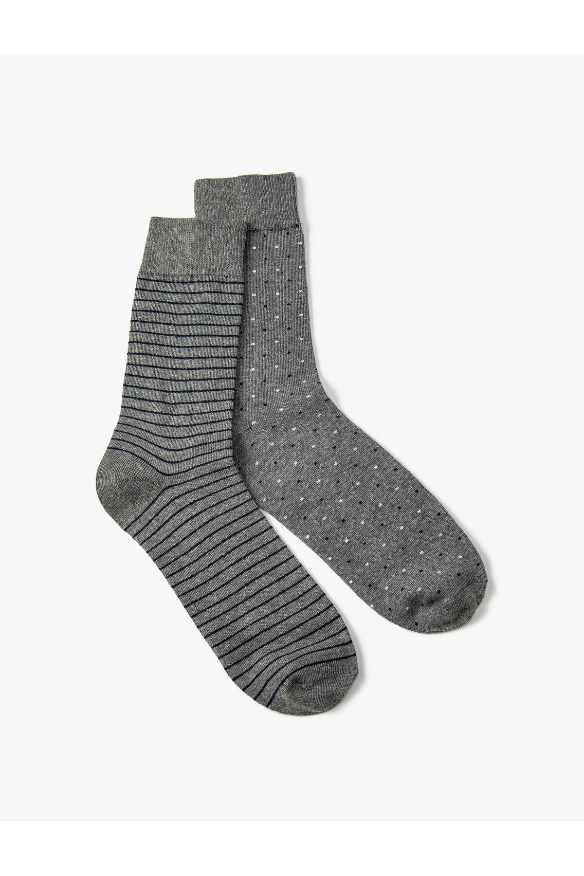Levně Koton 2-Pack Striped Socks Set