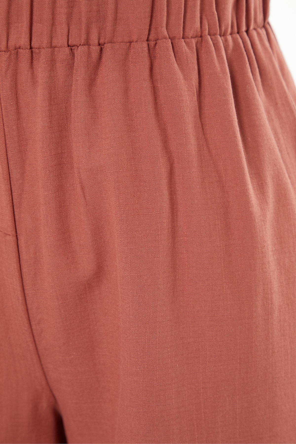 Pantaloni de damă Trendyol Linen