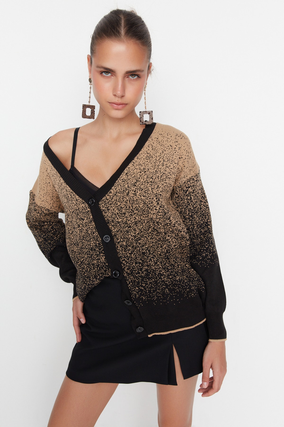 Trendyol Cardigan - Braun - Regular fit