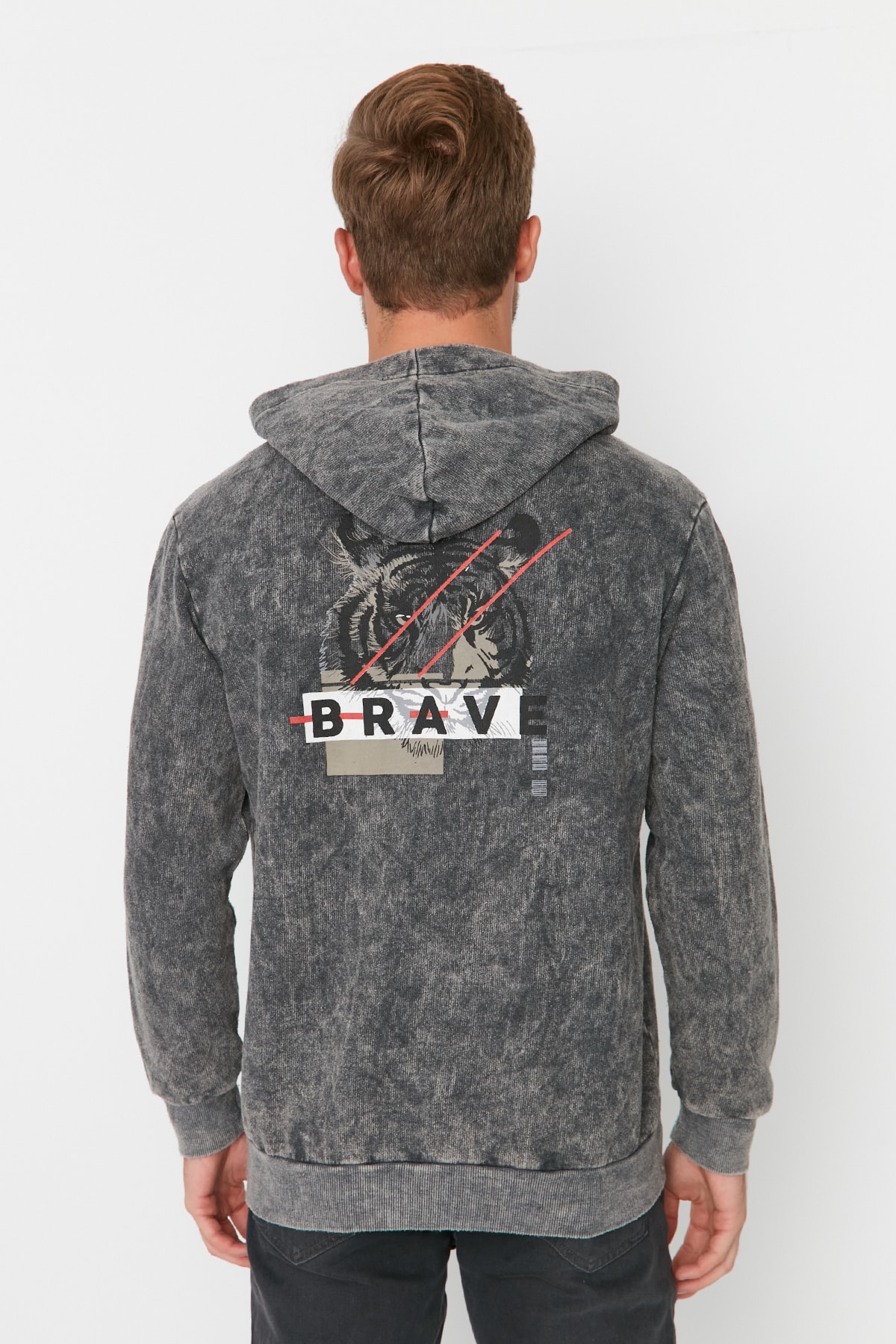 Trendyol Sweatshirt - Gray - Regular fit