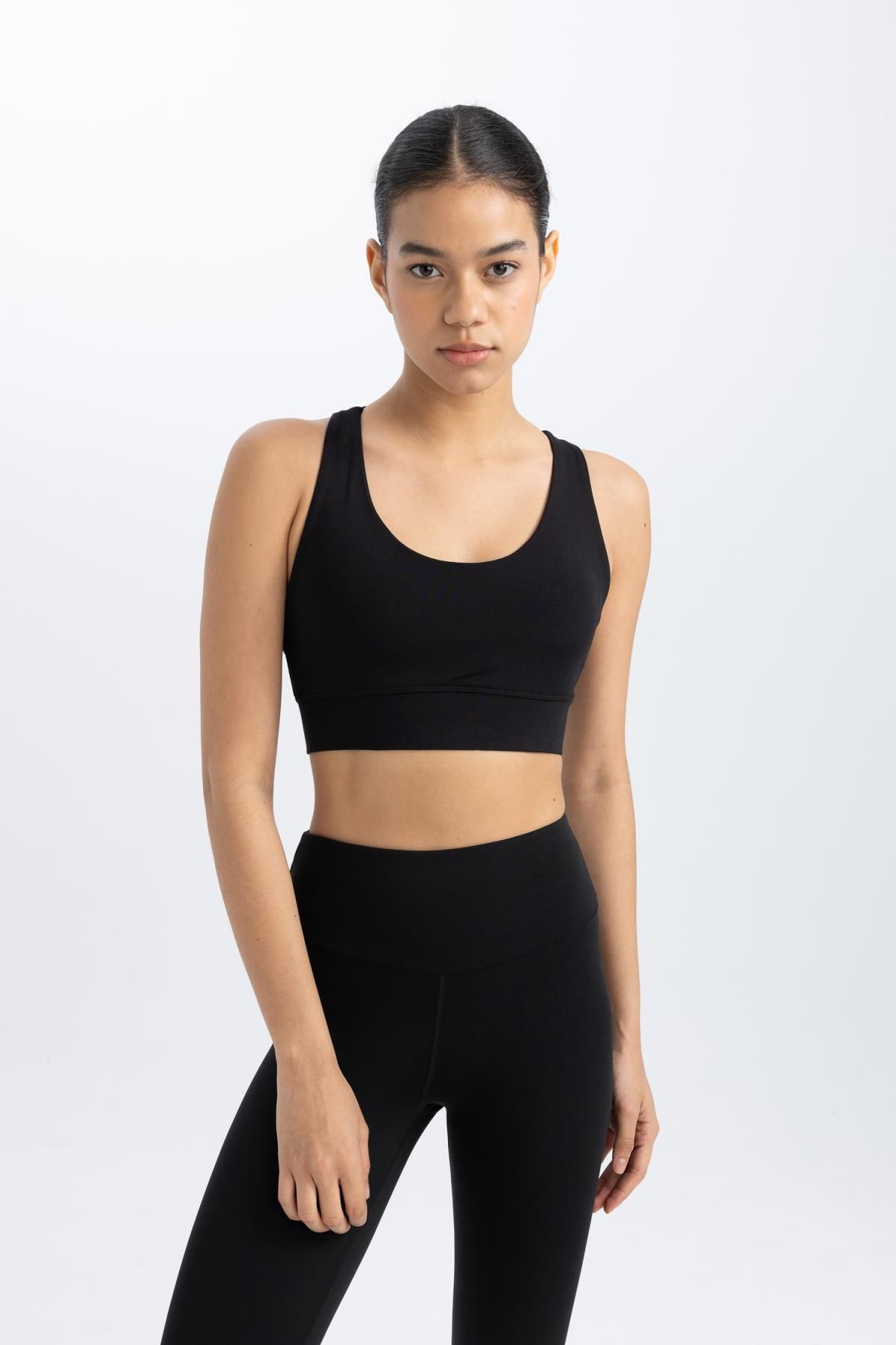 DeFactoFit Crew Neck Sports Bra