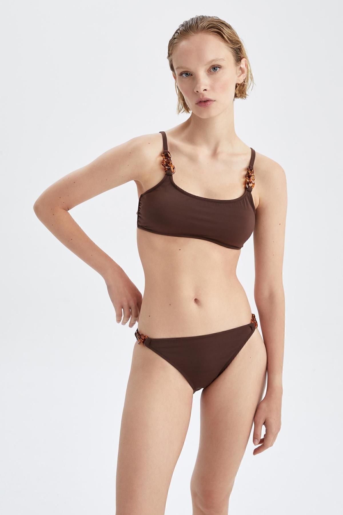 DEFACTO Fall In Love Regular Fit Bikini Top