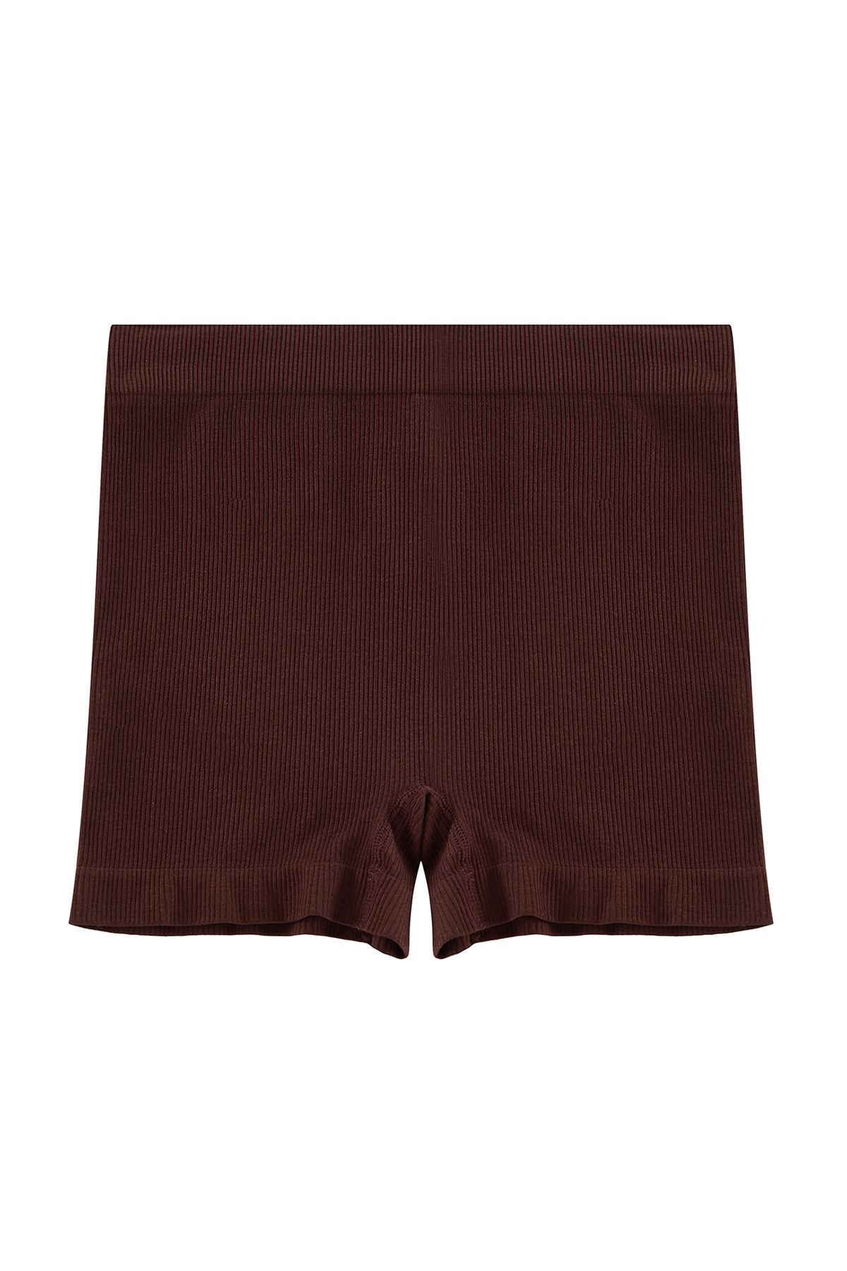 Trendyol Brown Seamless Boxer Knitted Briefs