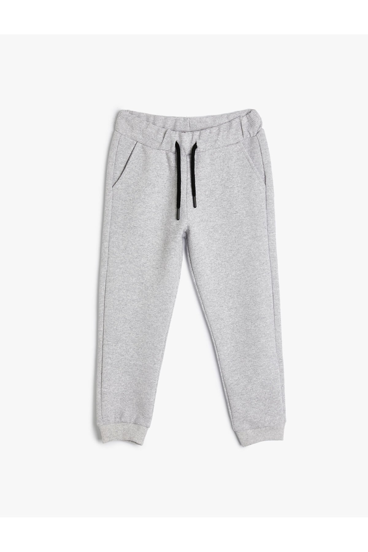 Koton Basic Jogger Sweatpants with Tie Waist, Pockets.