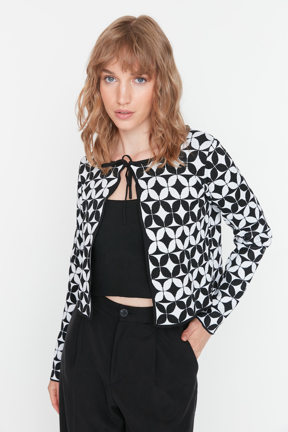 Trendyol Cardigan - Black - Regular fit
