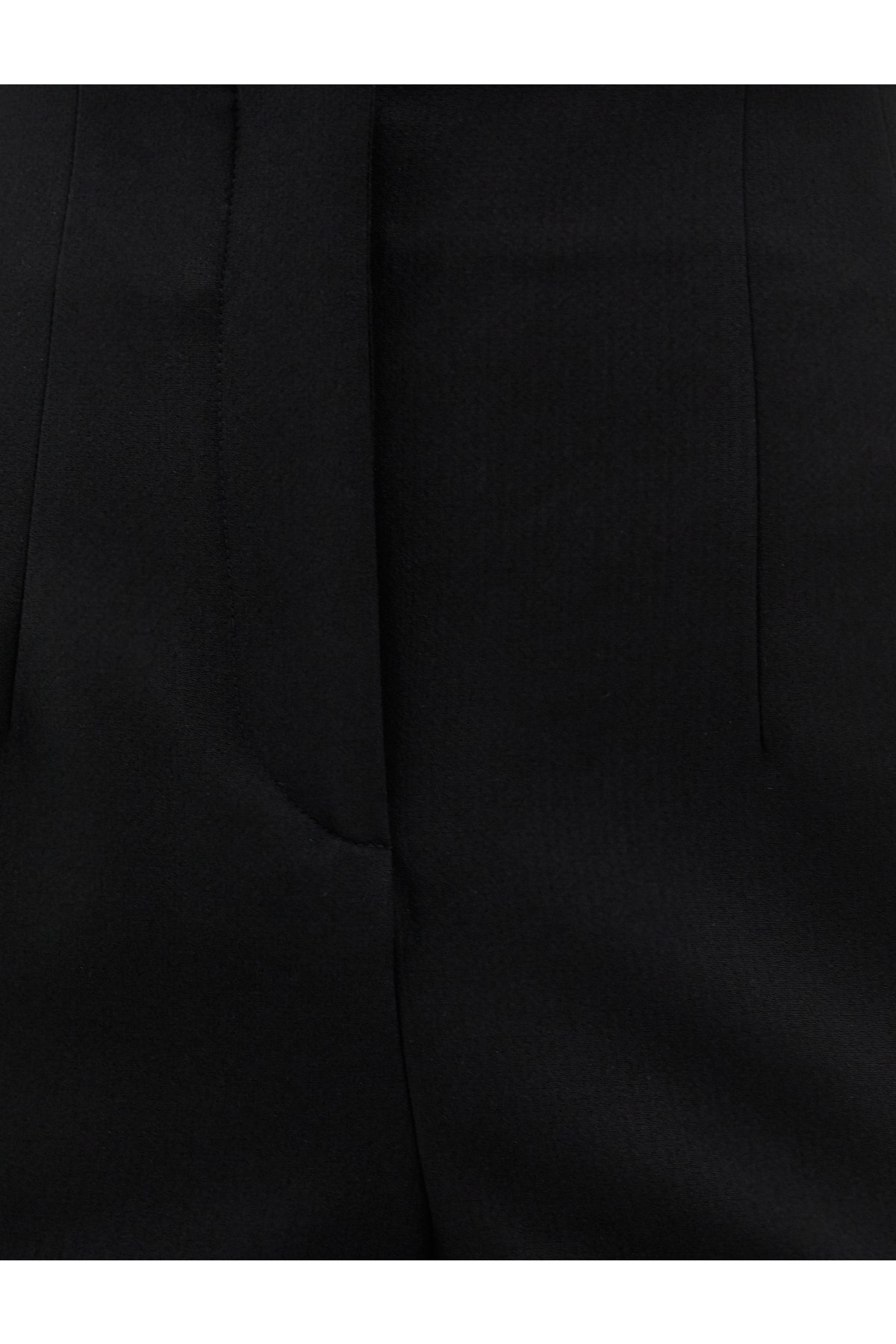 Pantaloni Koton cu picior evazat, talie înaltă cu detalii de cusătură