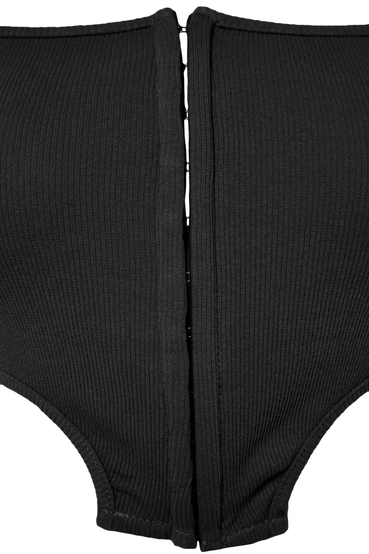 Trendyol Black Crop Knitted Blouse