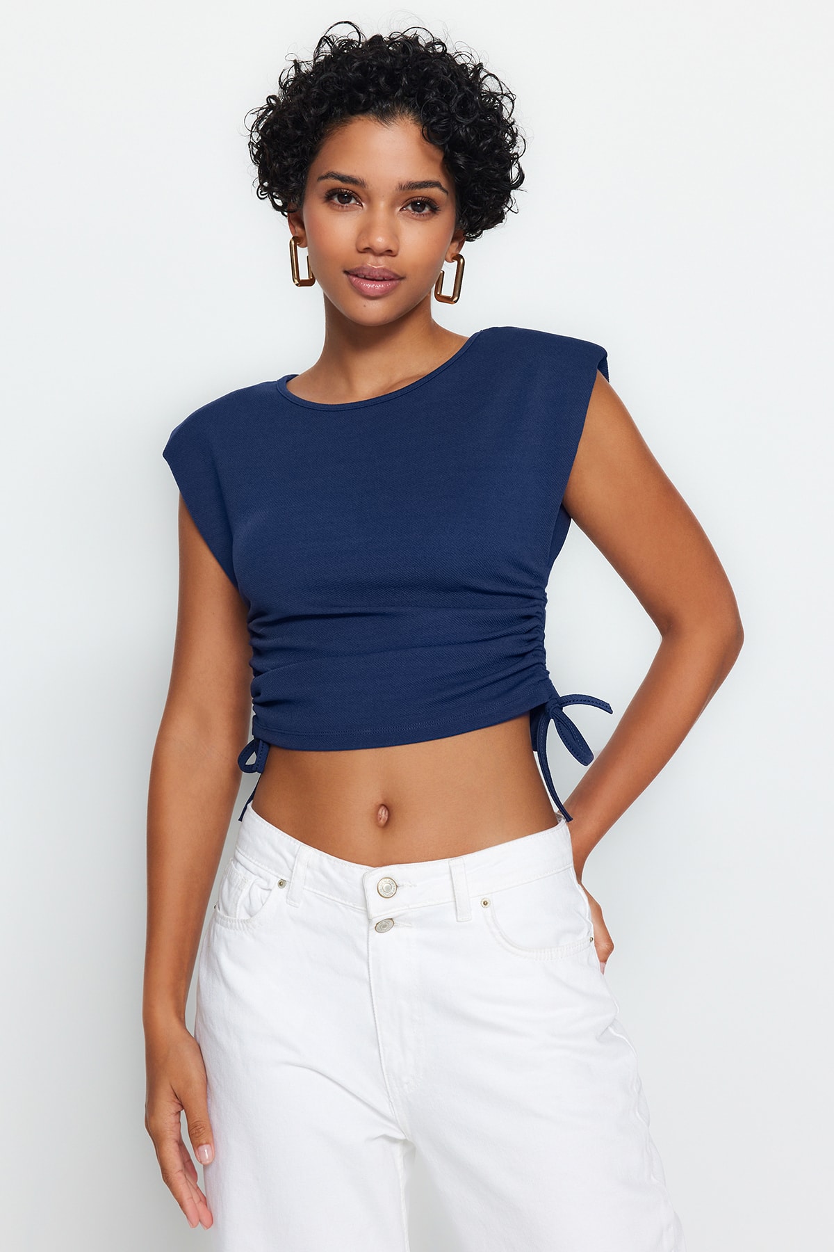 Trendyol Blouse - Blue - Slim fit