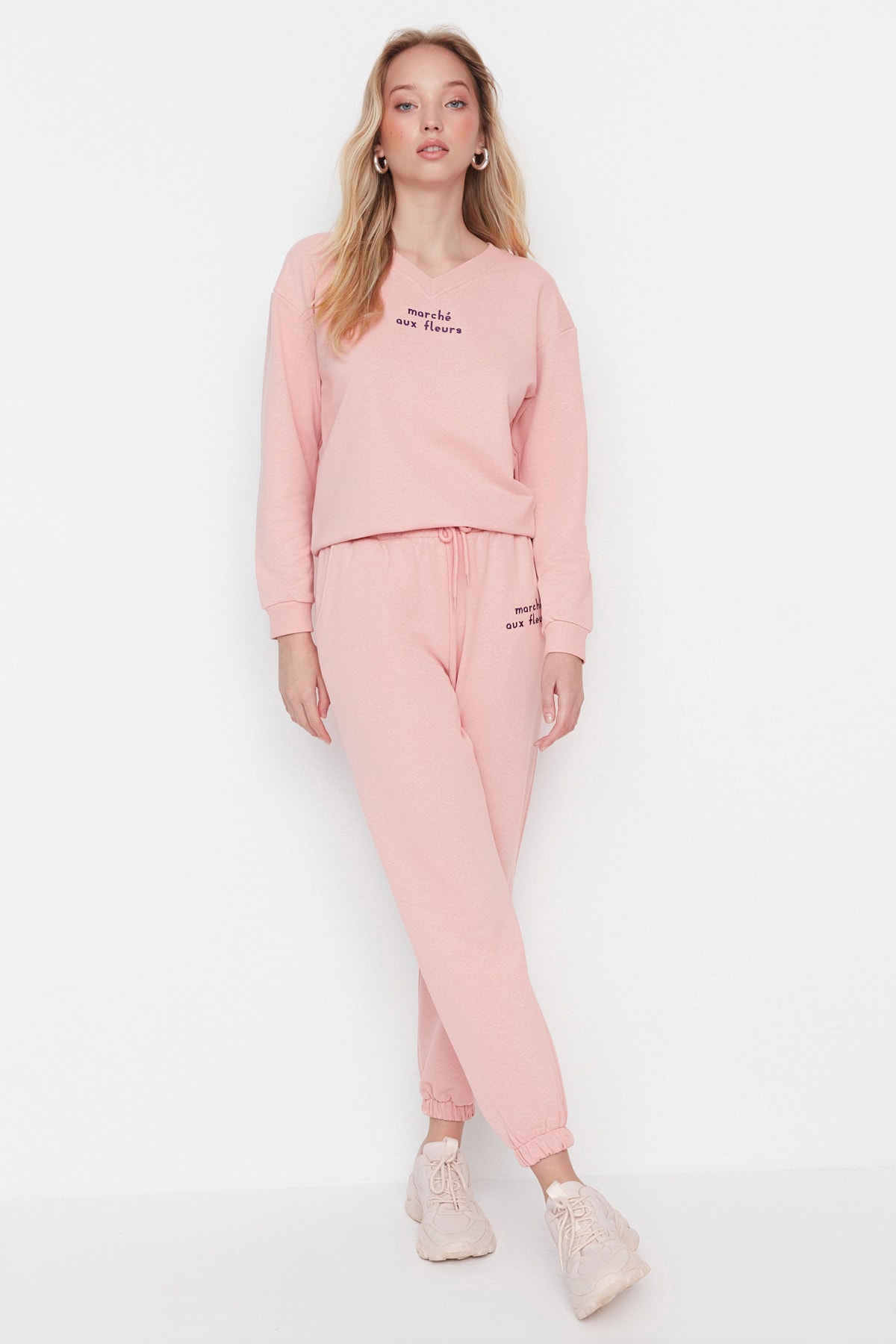 Trendyol Sweatpants - Rosa - Basic jogger