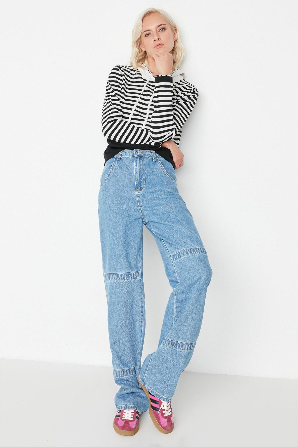 Trendyol Jeans - Blau - Wide leg