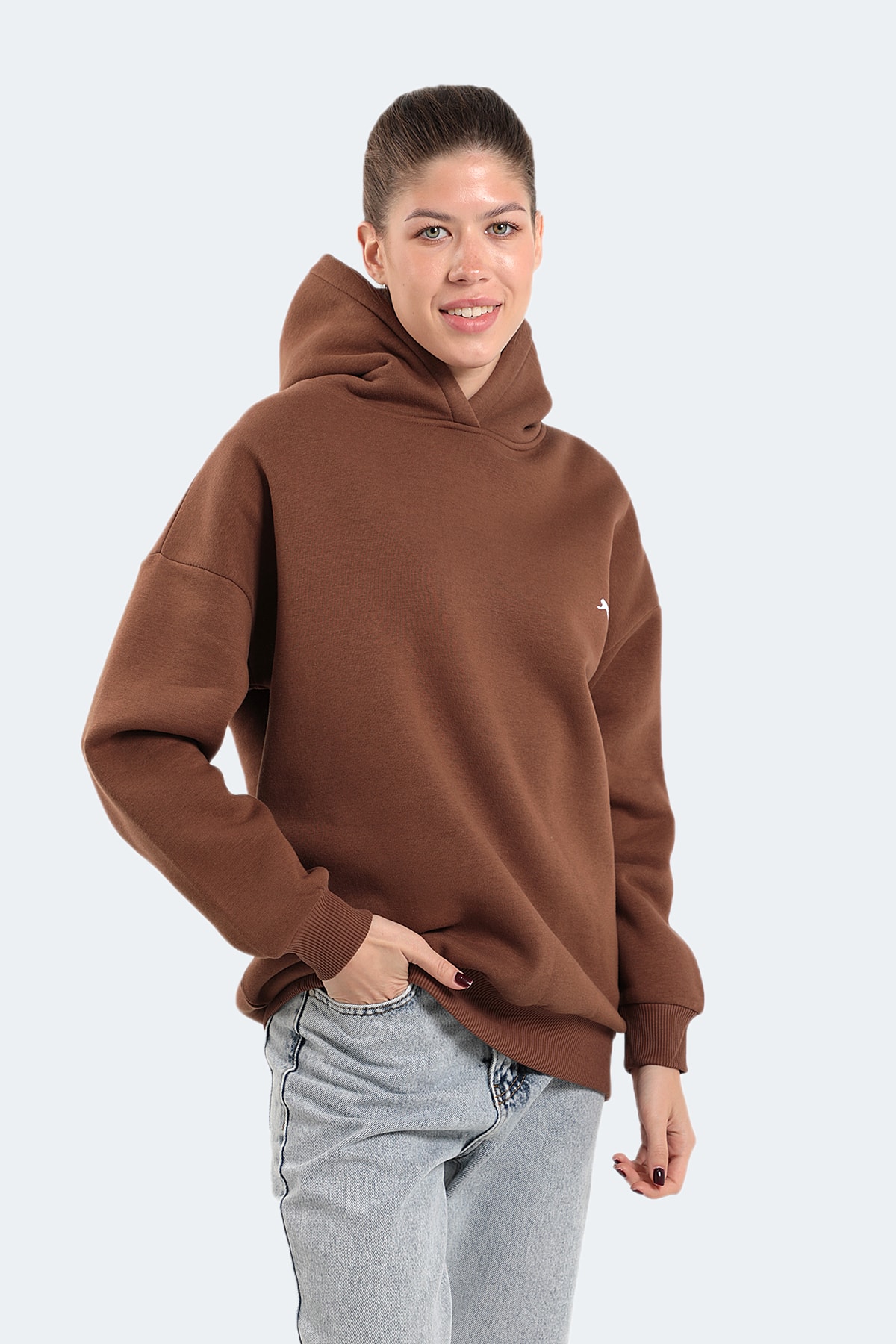 Slazenger Kaveh Women's Sweatshirt Light Brown