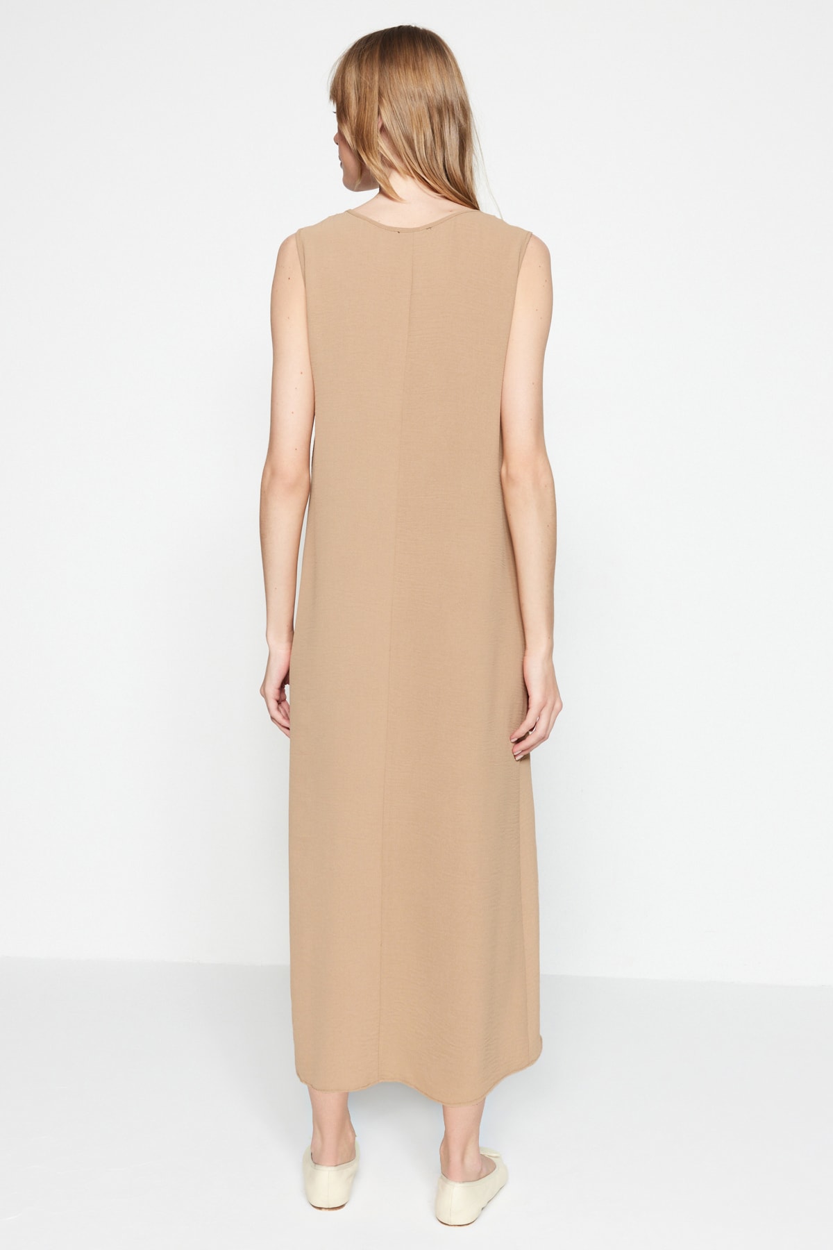 Trendyol negru-bej 2-pack Aerobin lenjerie de corp cu căptușeală țesută rochie