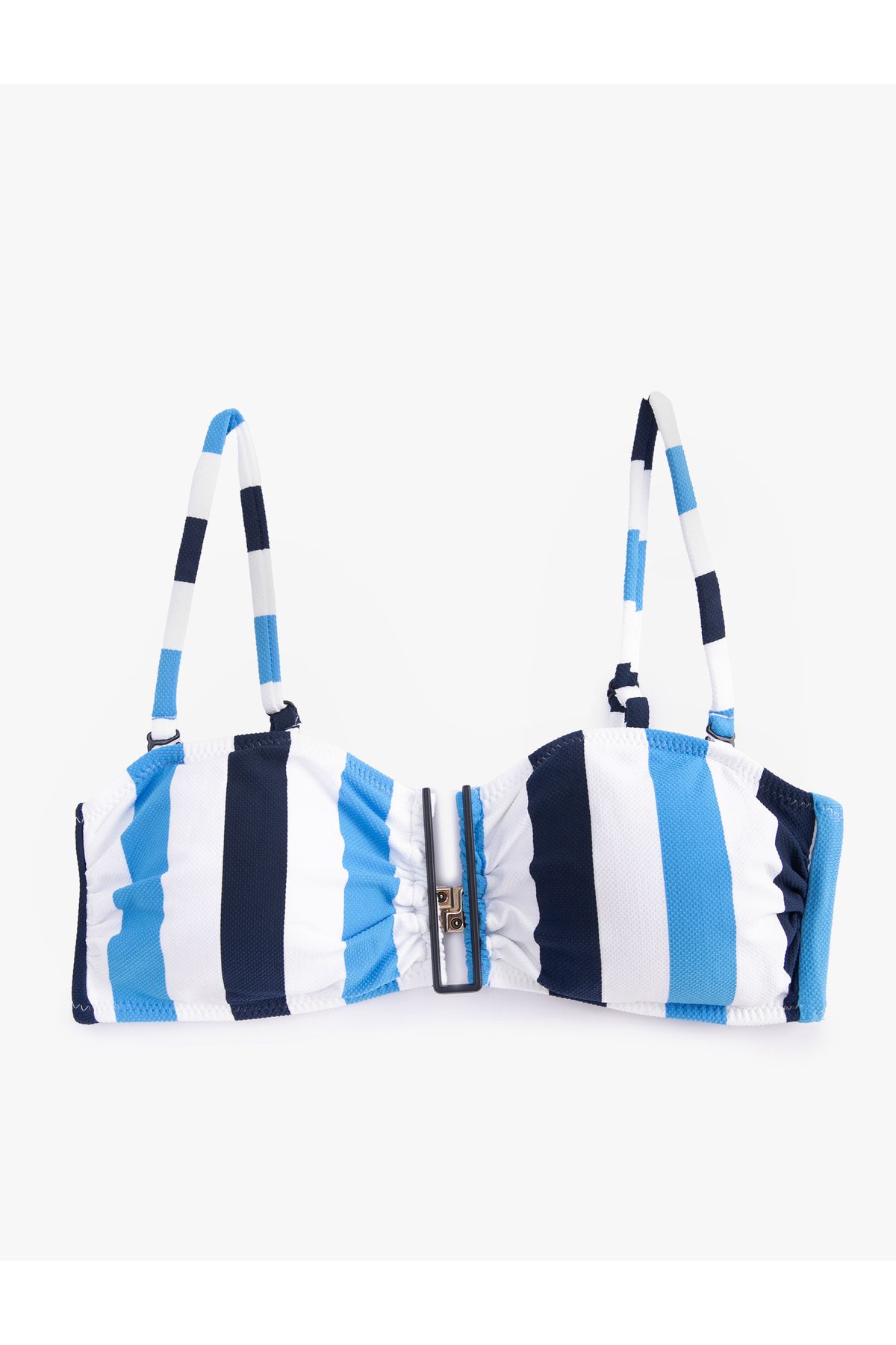 Top de bikini din bumbac cu bretele detașabile