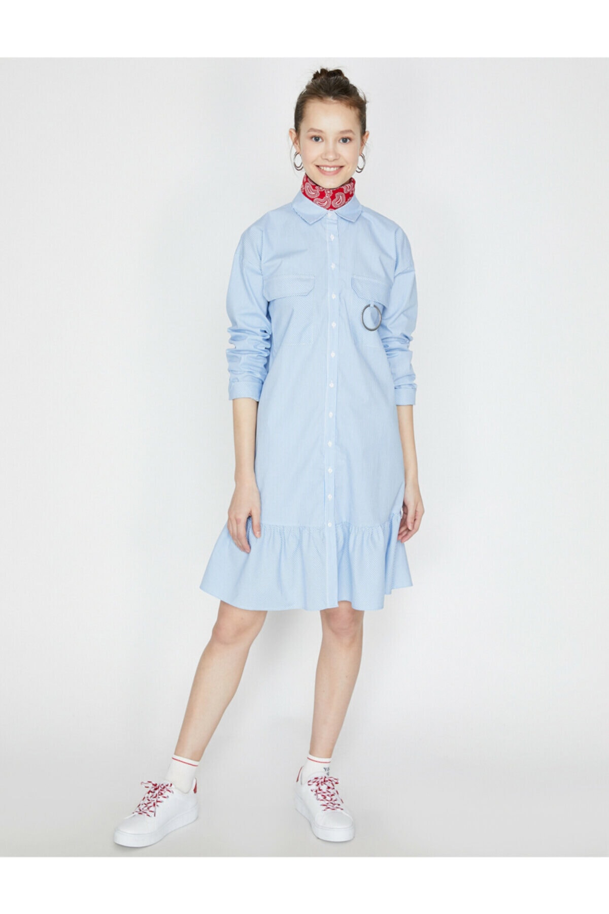 Koton Women's Button Detailed Dress