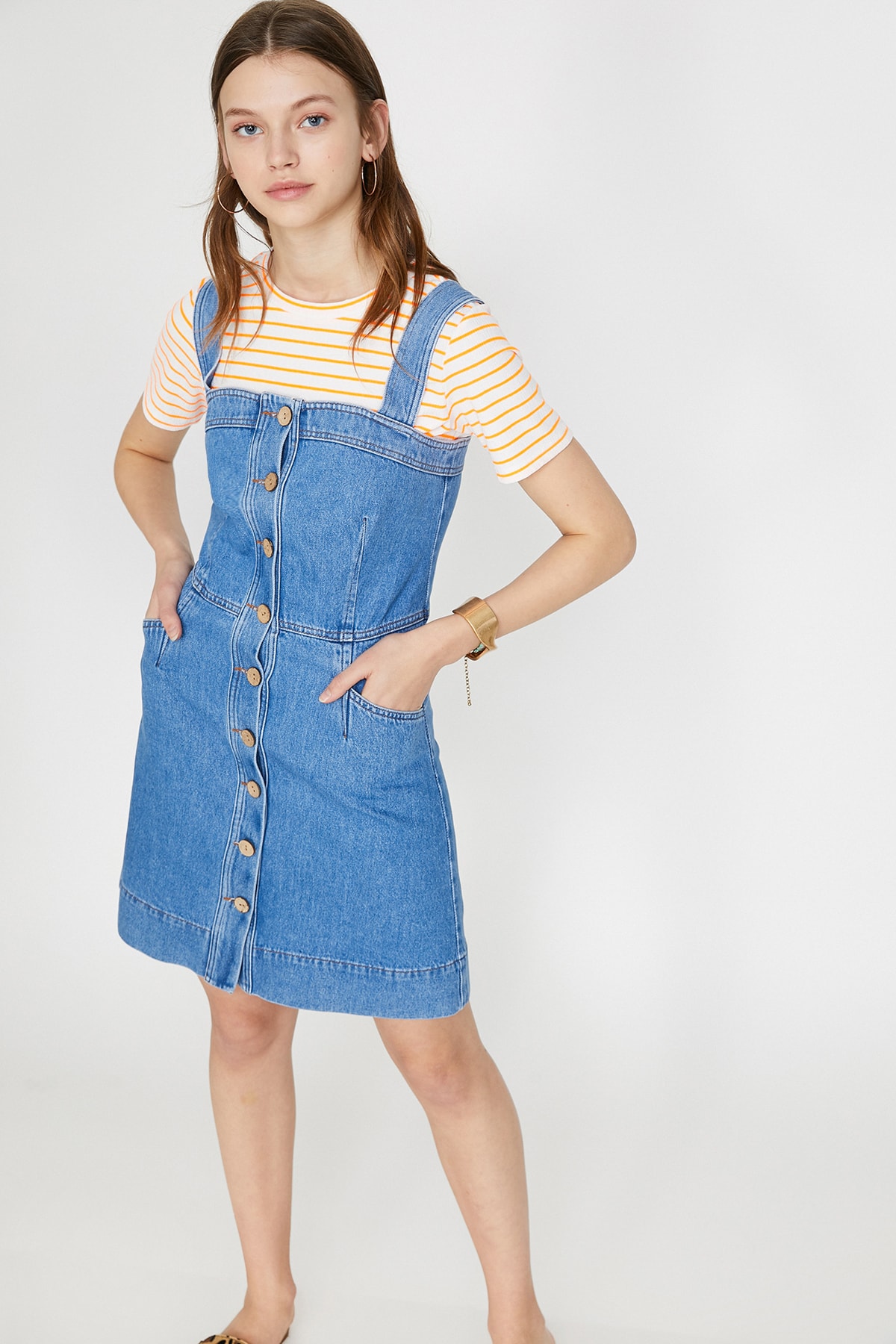 Koton Dress - Dunkelblau - Jile