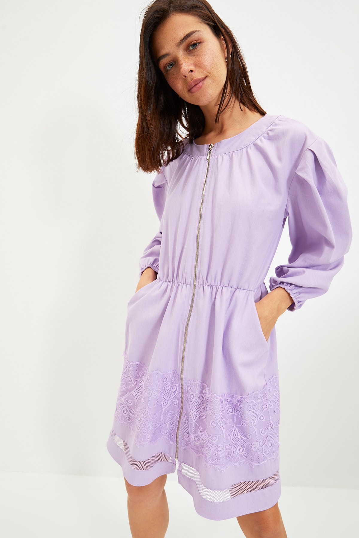 Trendyol Dress - Lilac - Skater