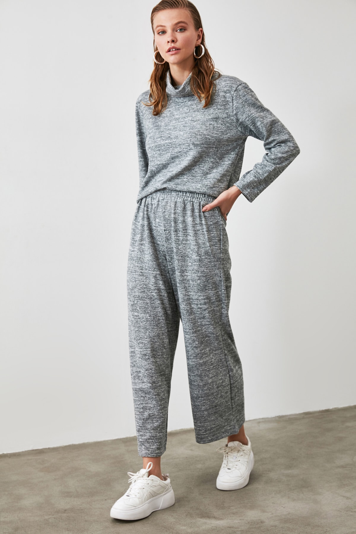 Grey baggy tracksuit clearance
