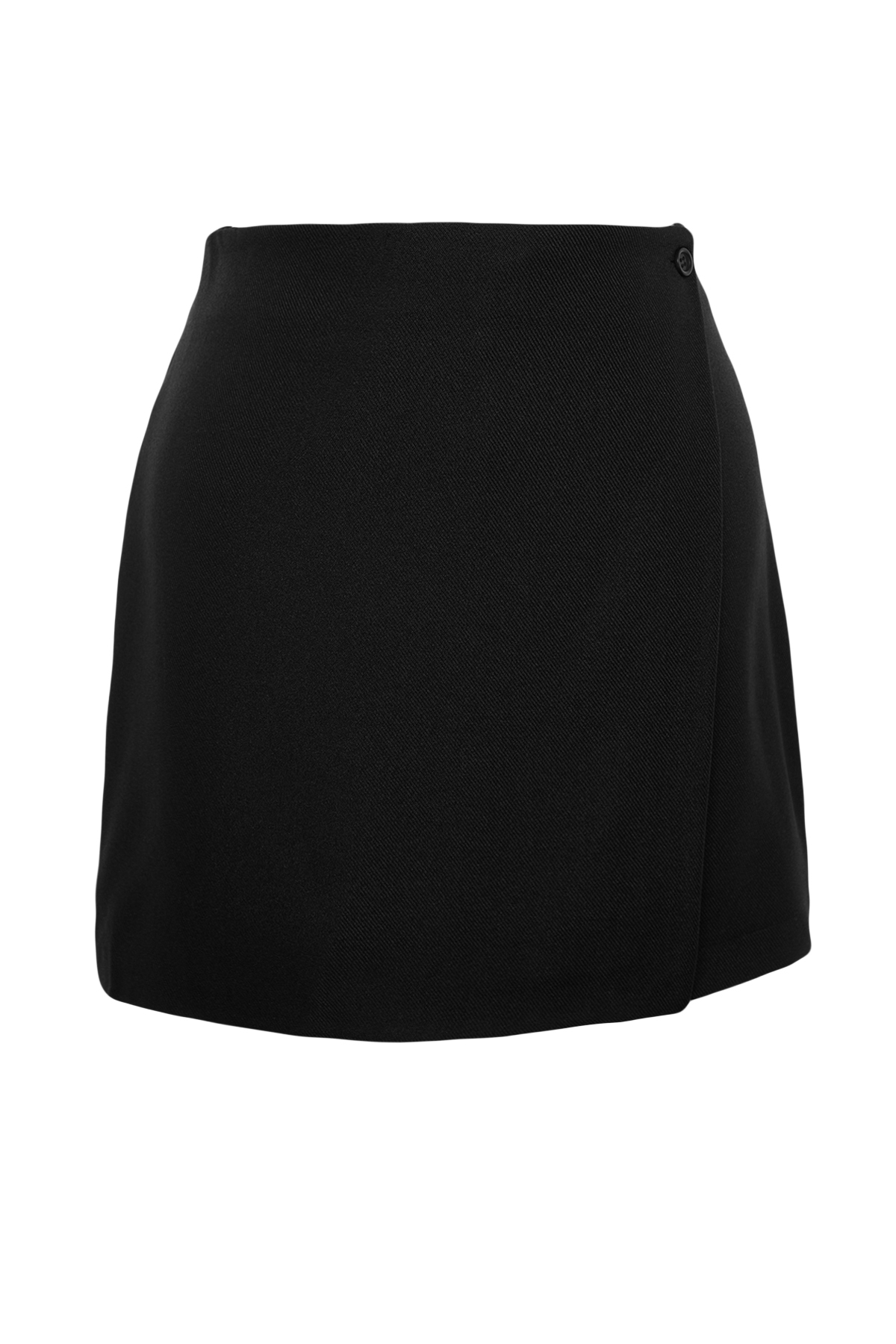 Trendyol Curve Black Shorts Skirt Woven Plus Size Skirt