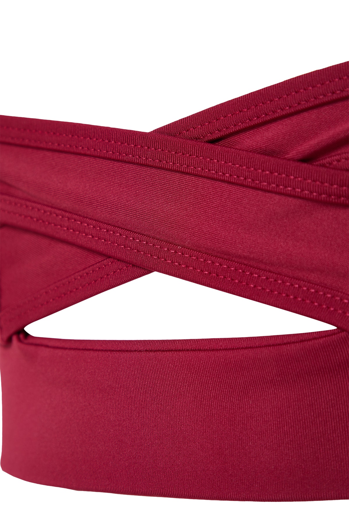 Trendyol Magenta Support/Shaping Back Detail Square Neck Knitted Sports Bra