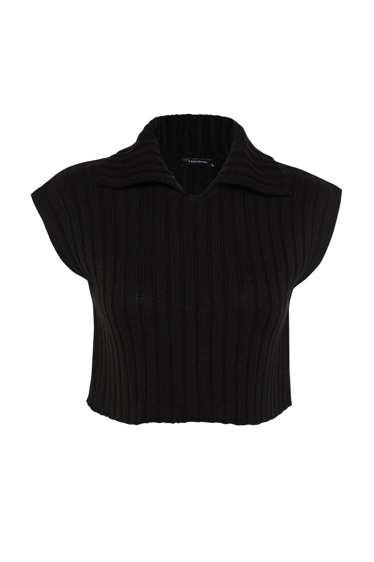Trendyol Sweater Vest - Black - Regular fit