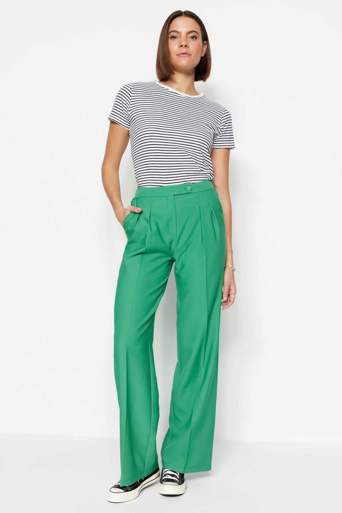 Pantaloni de damă Trendyol